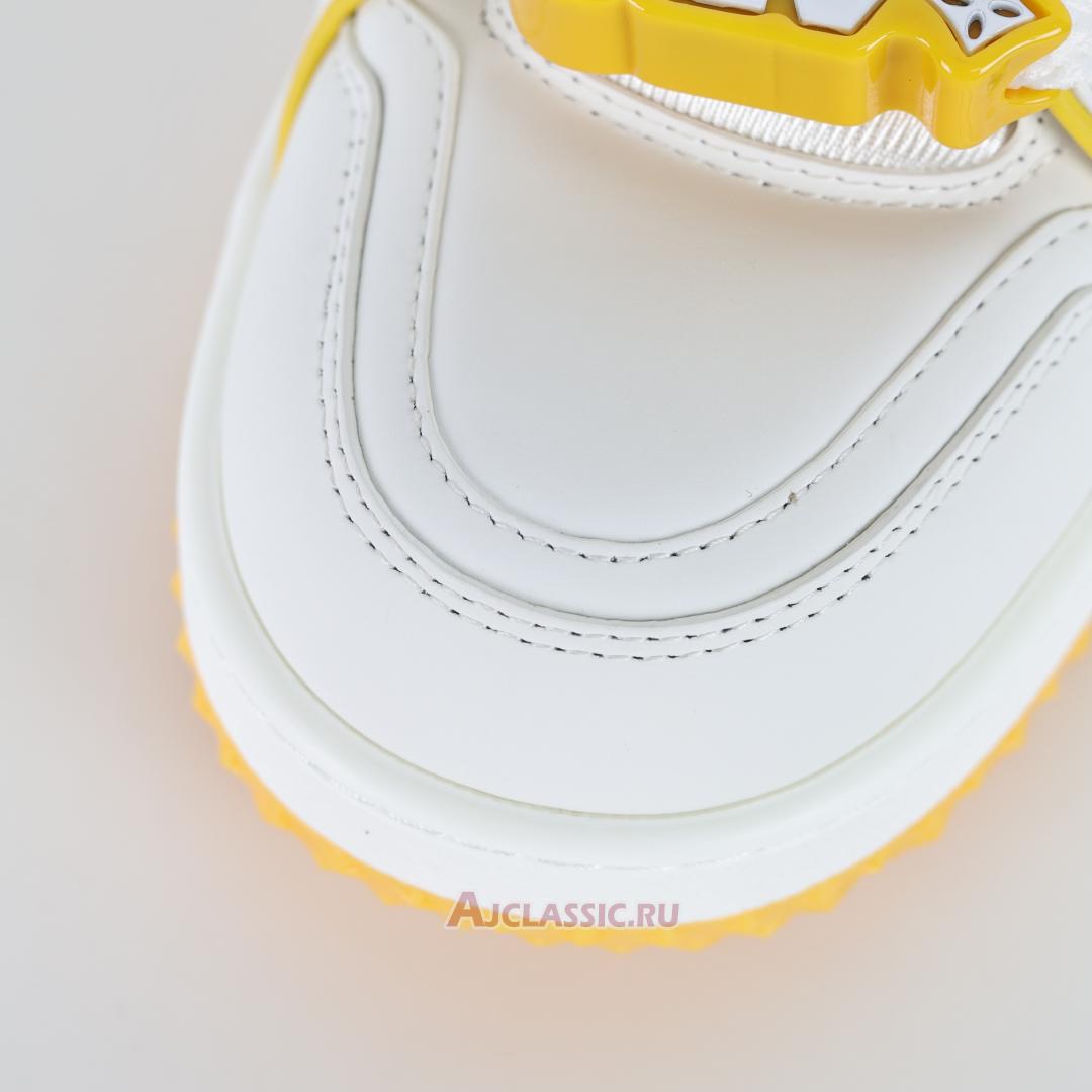 New Louis Vuitton LV Trainer Maxi Sneaker "White Yellow" 1ACPQP-2 Shoes