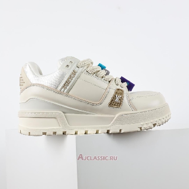 Buy Louis Vuitton LV Trainer Maxi Sneaker White White 1AB8RK Quality Reps Replicas Shoes