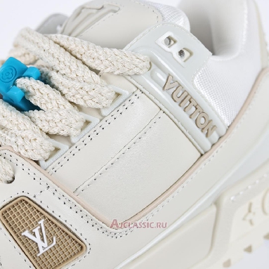 Buy Louis Vuitton LV Trainer Maxi Sneaker White White 1AB8RK Quality Reps Replicas Shoes