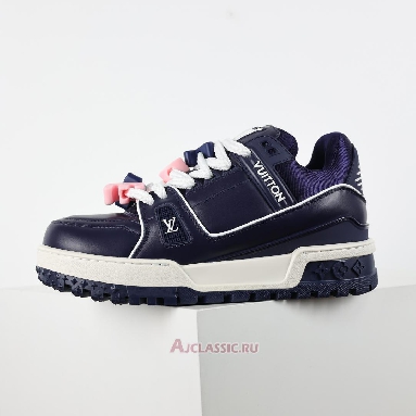 Buy Louis Vuitton LV Trainer Maxi Sneaker Navy Blue Blue 1AD5O9 Quality Reps Replicas Shoes