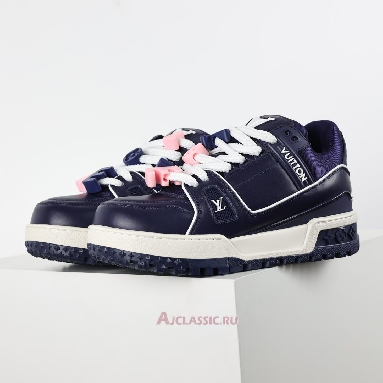 Buy Louis Vuitton LV Trainer Maxi Sneaker Navy Blue Blue 1AD5O9 Quality Reps Replicas Shoes