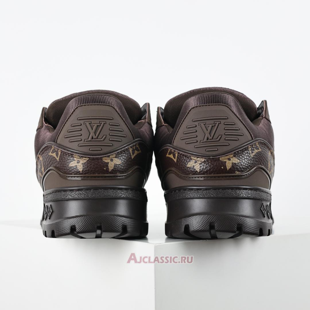 New Louis Vuitton LV Trainer Maxi Sneaker "Ebony Black Brown Monogram" 1AD7DT-2 Shoes