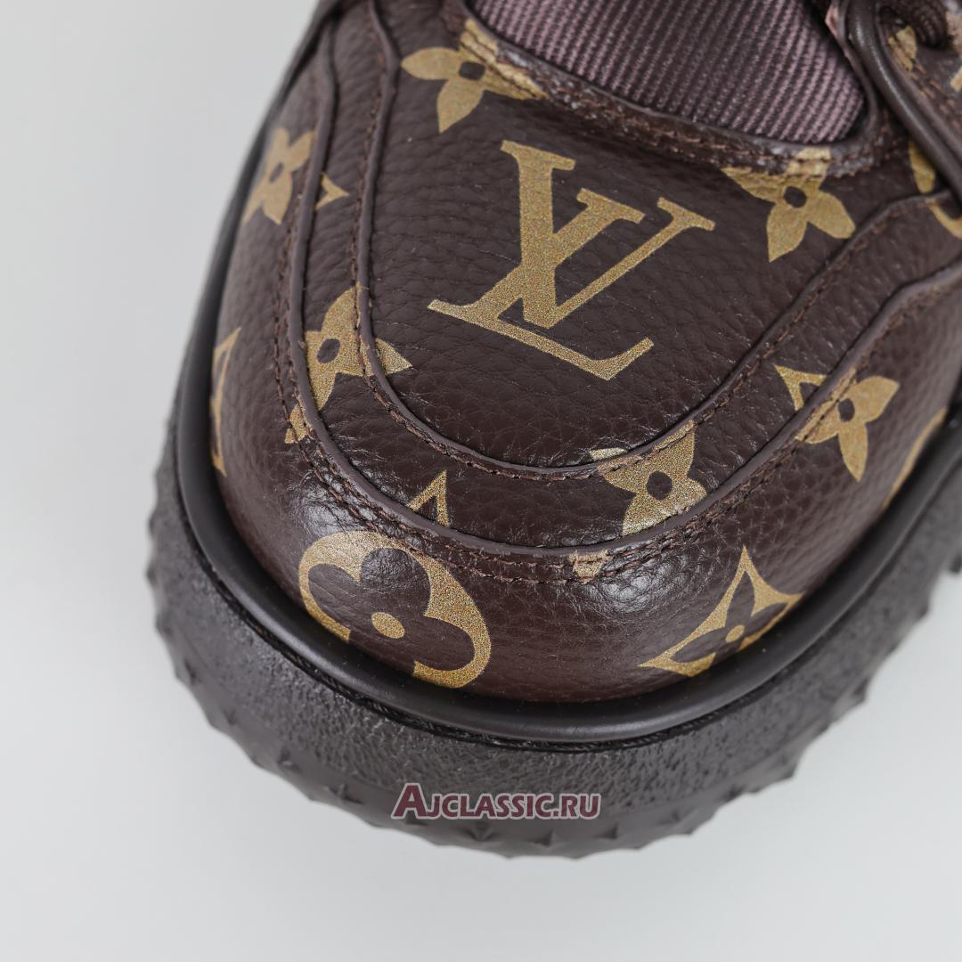 New Louis Vuitton LV Trainer Maxi Sneaker "Ebony Black Brown Monogram" 1AD7DT-2 Shoes