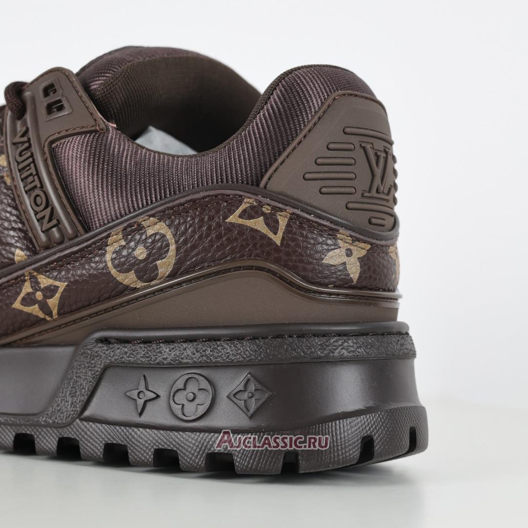 New Louis Vuitton LV Trainer Maxi Sneaker "Ebony Black Brown Monogram" 1AD7DT-2 Shoes