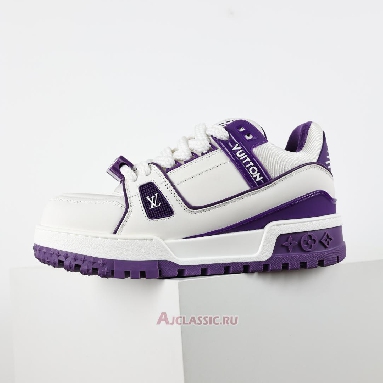Buy Louis Vuitton LV Trainer Maxi Sneaker Purple White Purple 1ACPQC Quality Reps Replicas Shoes