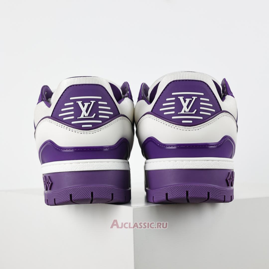 New Louis Vuitton LV Trainer Maxi Sneaker "Purple White" 1ACPQC Shoes