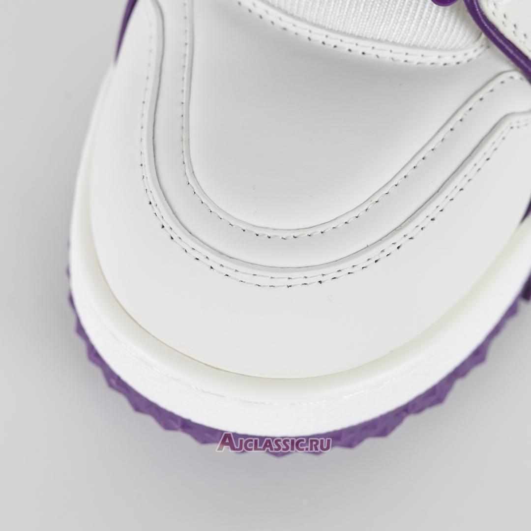 New Louis Vuitton LV Trainer Maxi Sneaker "Purple White" 1ACPQC Shoes
