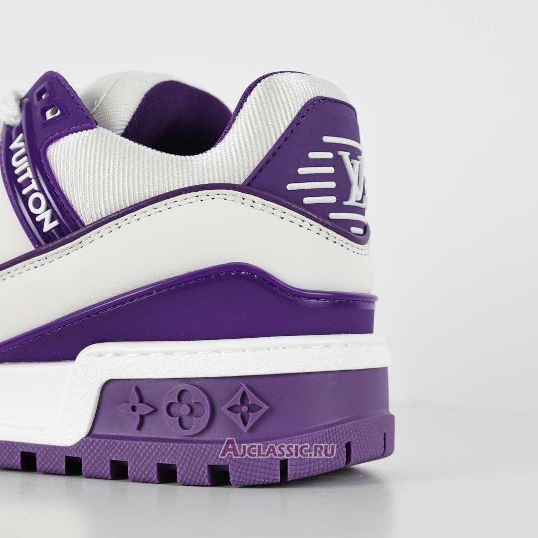 New Louis Vuitton LV Trainer Maxi Sneaker "Purple White" 1ACPQC Shoes