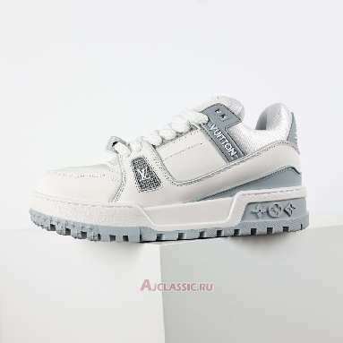 Buy Louis Vuitton LV Trainer Maxi Sneaker White Grey Grey 1ACRJZ Quality Reps Replicas Shoes