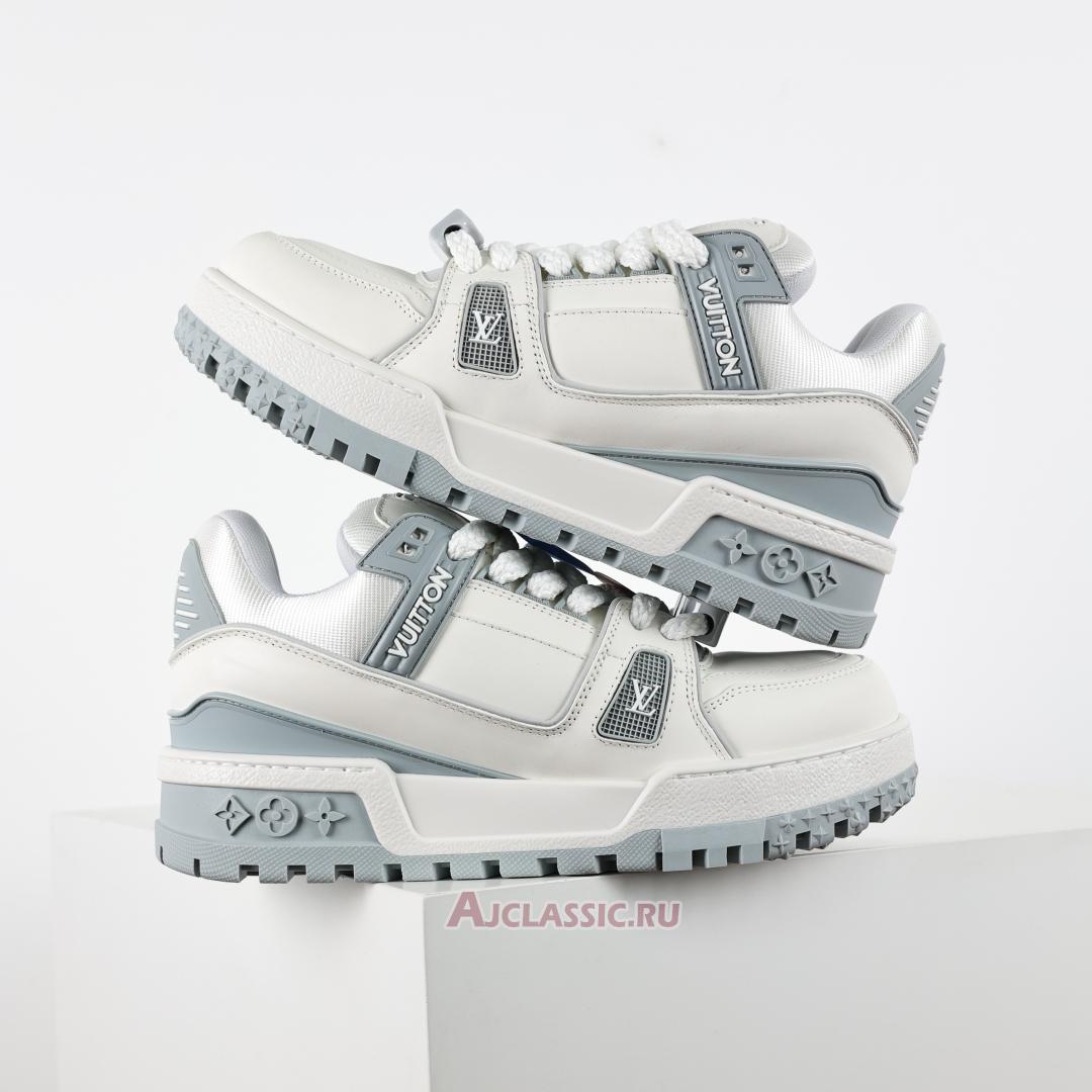 New Louis Vuitton LV Trainer Maxi Sneaker "White Grey" 1ACRJZ Shoes