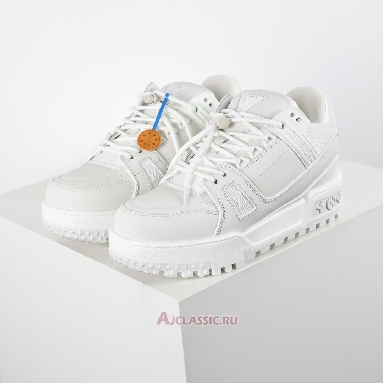 Buy Louis Vuitton LV Trainer Maxi Sneaker White White 1ACNY5-2 Quality Reps Replicas Shoes