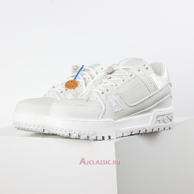 Buy Louis Vuitton LV Trainer Maxi Sneaker White White 1ACNY5-2 Quality Reps Replicas Shoes