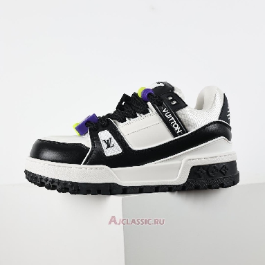Buy Louis Vuitton LV Trainer Maxi Sneaker Black White Black 1ABZQ9 Quality Reps Replicas Shoes