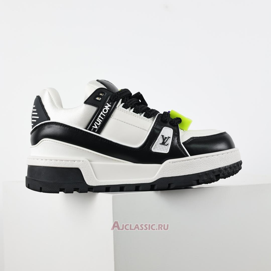 New Louis Vuitton LV Trainer Maxi Sneaker "Black White" 1ABZQ9 Shoes