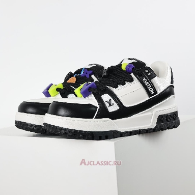 Buy Louis Vuitton LV Trainer Maxi Sneaker Black White Black 1ABZQ9 Quality Reps Replicas Shoes