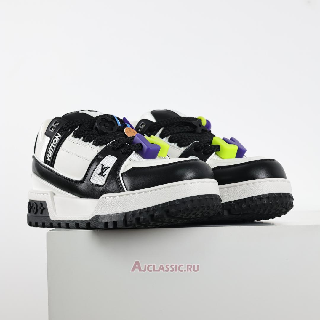 New Louis Vuitton LV Trainer Maxi Sneaker "Black White" 1ABZQ9 Shoes
