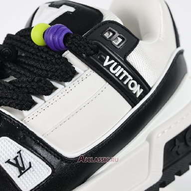Buy Louis Vuitton LV Trainer Maxi Sneaker Black White Black 1ABZQ9 Quality Reps Replicas Shoes