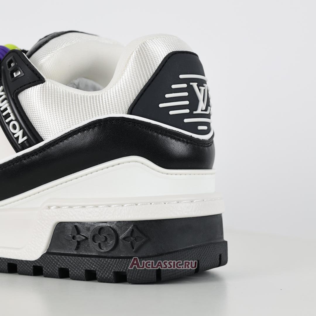 New Louis Vuitton LV Trainer Maxi Sneaker "Black White" 1ABZQ9 Shoes