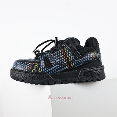Buy Louis Vuitton LV Trainer Maxi Sneaker Black Multi-Color Black 1ACR0W Quality Reps Replicas Shoes