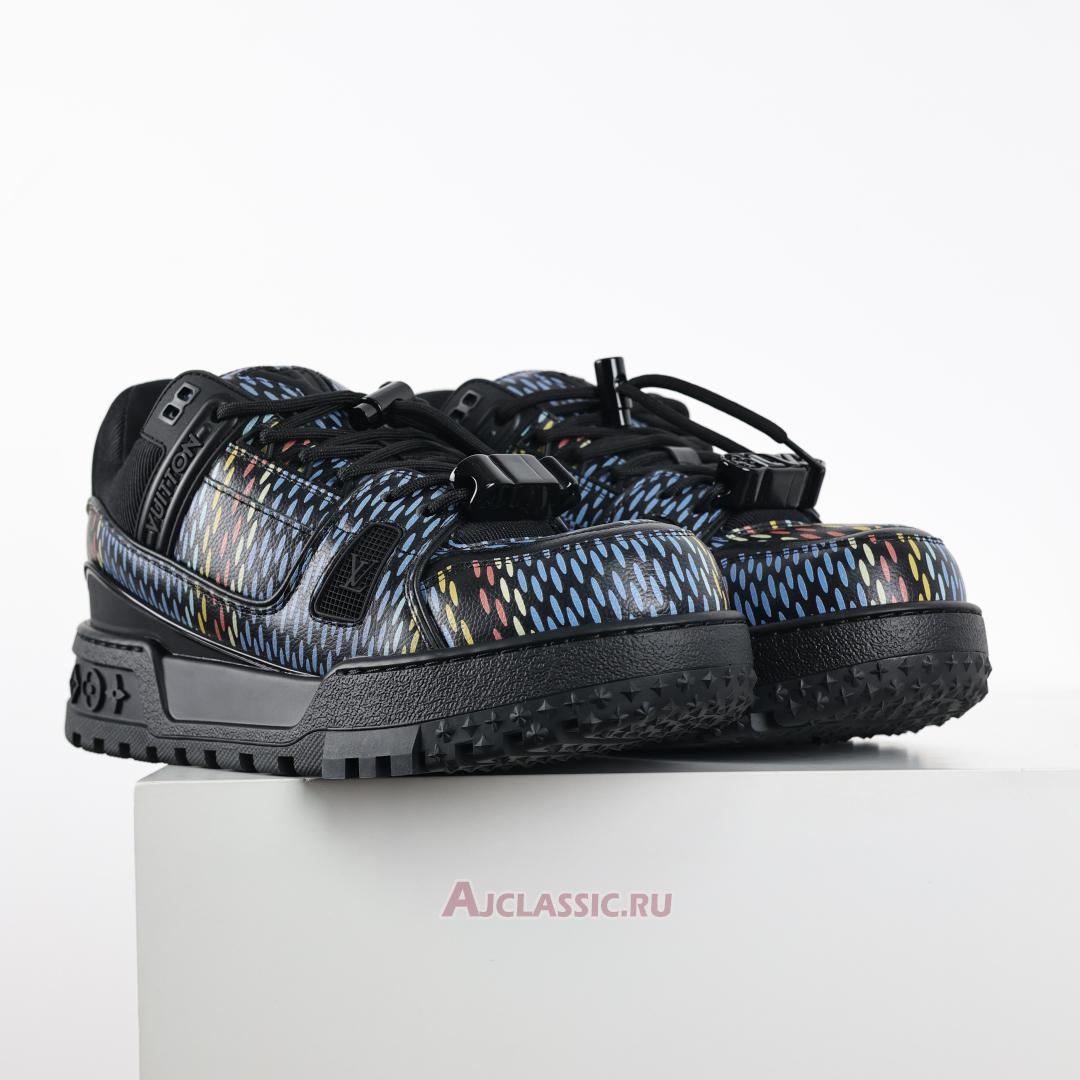New Louis Vuitton LV Trainer Maxi Sneaker "Black Multi-Color" 1ACR0W Shoes