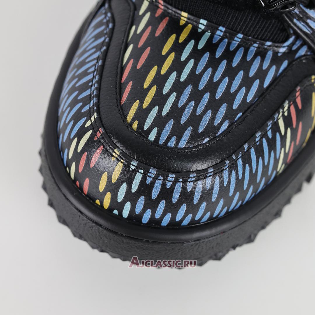 New Louis Vuitton LV Trainer Maxi Sneaker "Black Multi-Color" 1ACR0W Shoes