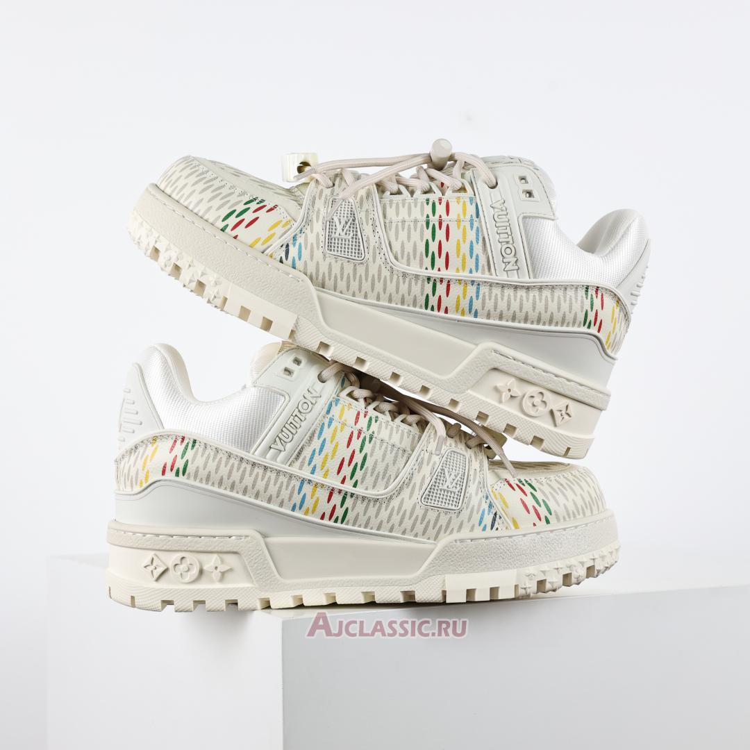New Louis Vuitton LV Trainer Maxi Sneaker "Beige Multi-Color" 1ACR1B Shoes