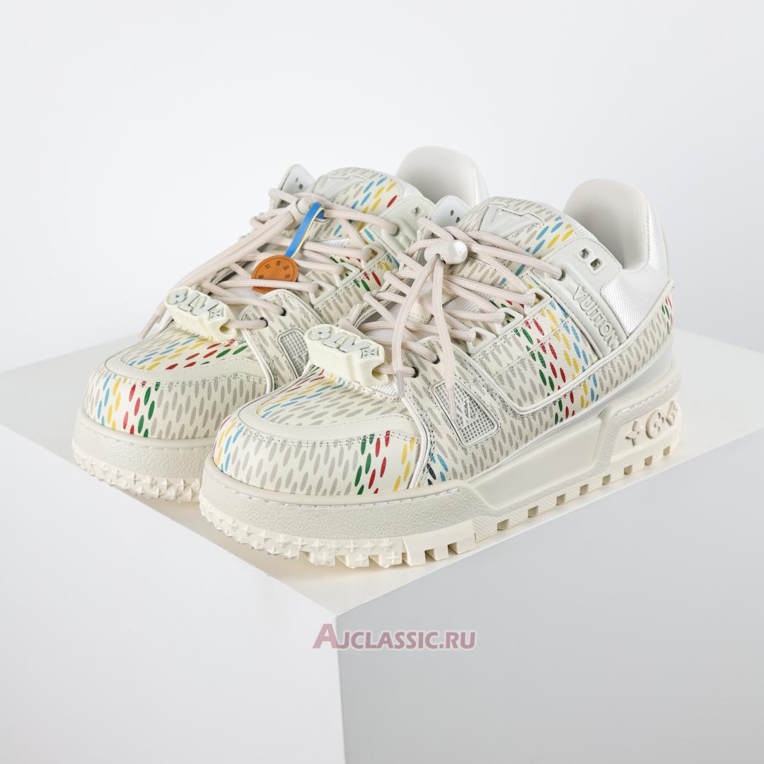 New Louis Vuitton LV Trainer Maxi Sneaker "Beige Multi-Color" 1ACR1B Shoes