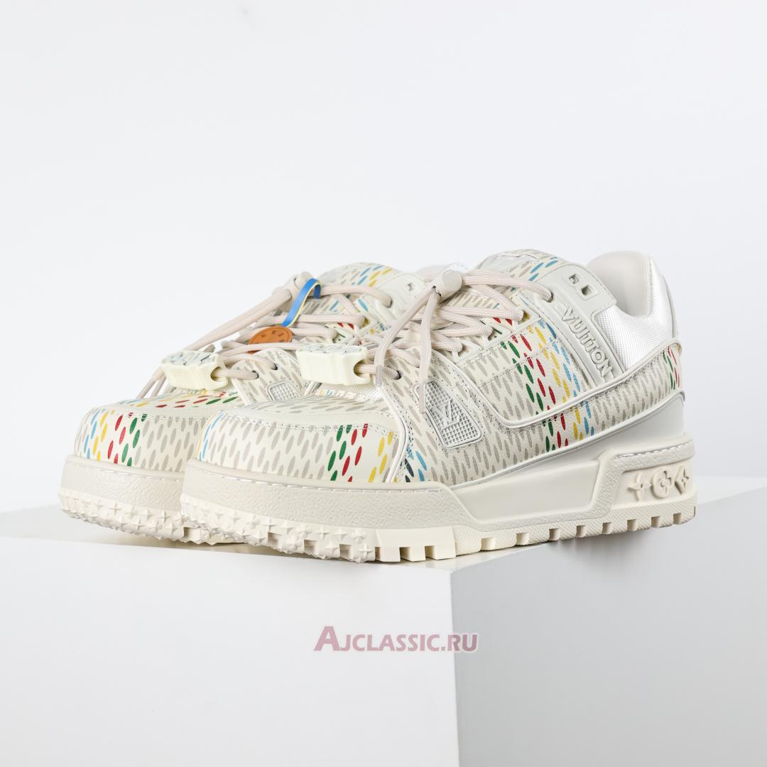 New Louis Vuitton LV Trainer Maxi Sneaker "Beige Multi-Color" 1ACR1B Shoes