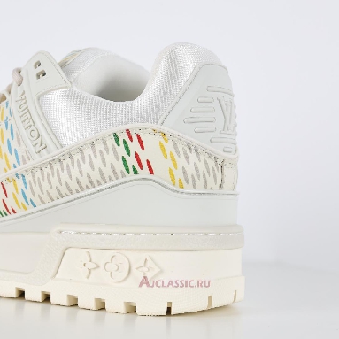 Buy Louis Vuitton LV Trainer Maxi Sneaker Beige Multi-Color Beige 1ACR1B Quality Reps Replicas Shoes