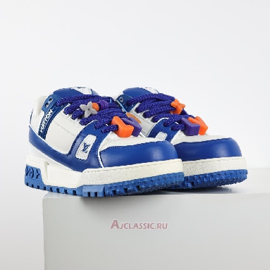 Buy Louis Vuitton LV Trainer Maxi Sneaker Blue White Blue 1ABZPT Quality Reps Replicas Shoes