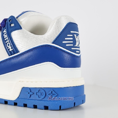 Buy Louis Vuitton LV Trainer Maxi Sneaker Blue White Blue 1ABZPT Quality Reps Replicas Shoes