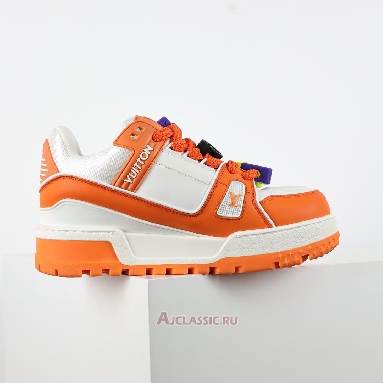 Buy Louis Vuitton LV Trainer Maxi Sneaker Orange White Orange 1AB8T5 Quality Reps Replicas Shoes