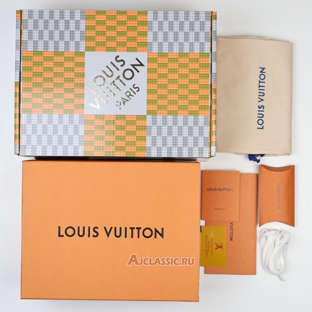 New Louis Vuitton LV Trainer Maxi Sneaker "Orange White" 1AB8T5 Shoes