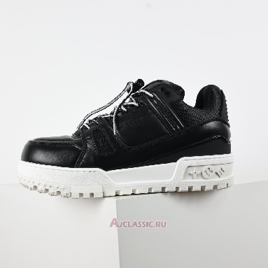 Buy Louis Vuitton LV Trainer Maxi Sneaker Black White Black 1AD7D5 Quality Reps Replicas Shoes