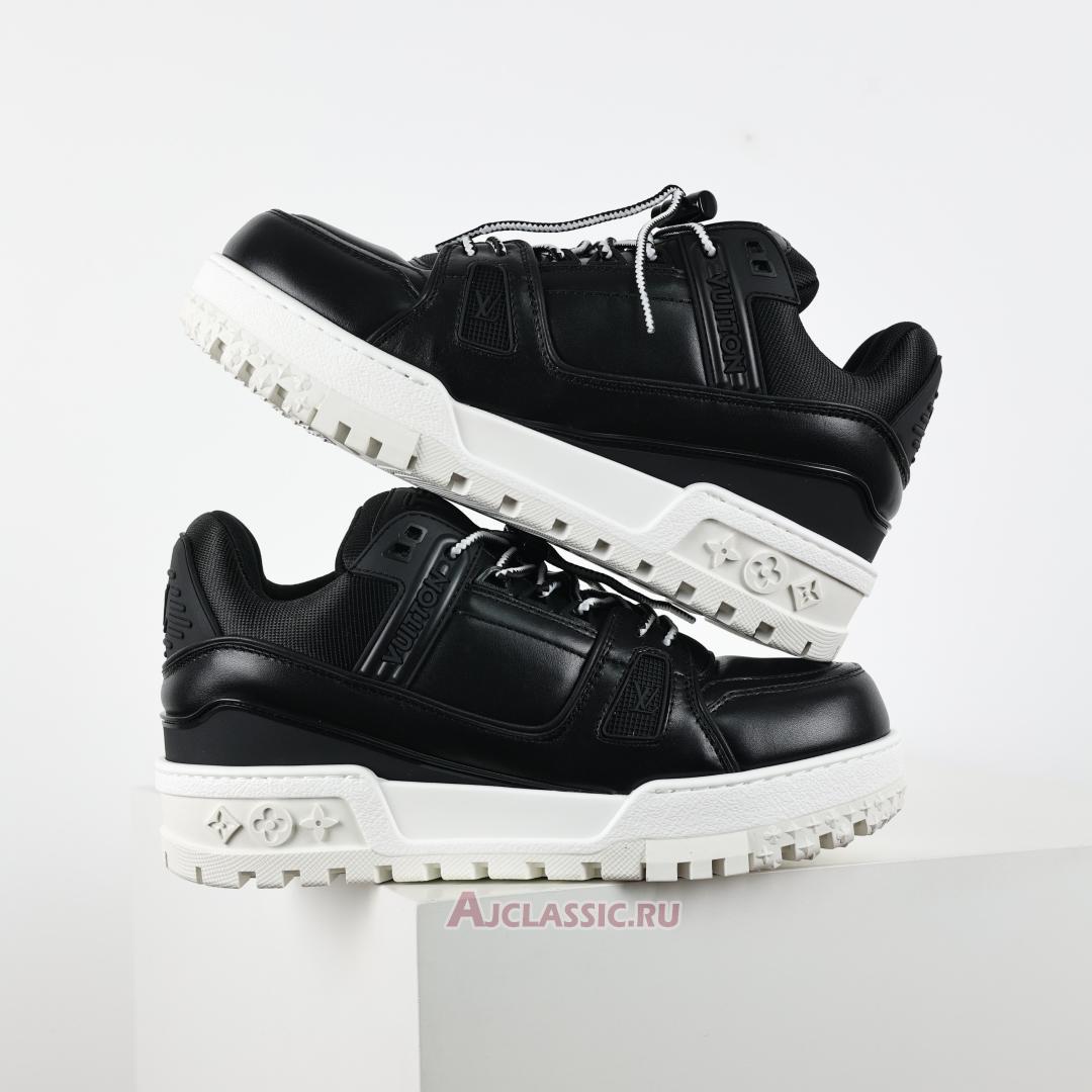 New Louis Vuitton LV Trainer Maxi Sneaker "Black White" 1AD7D5 Shoes