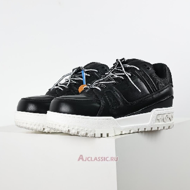 Buy Louis Vuitton LV Trainer Maxi Sneaker Black White Black 1AD7D5 Quality Reps Replicas Shoes