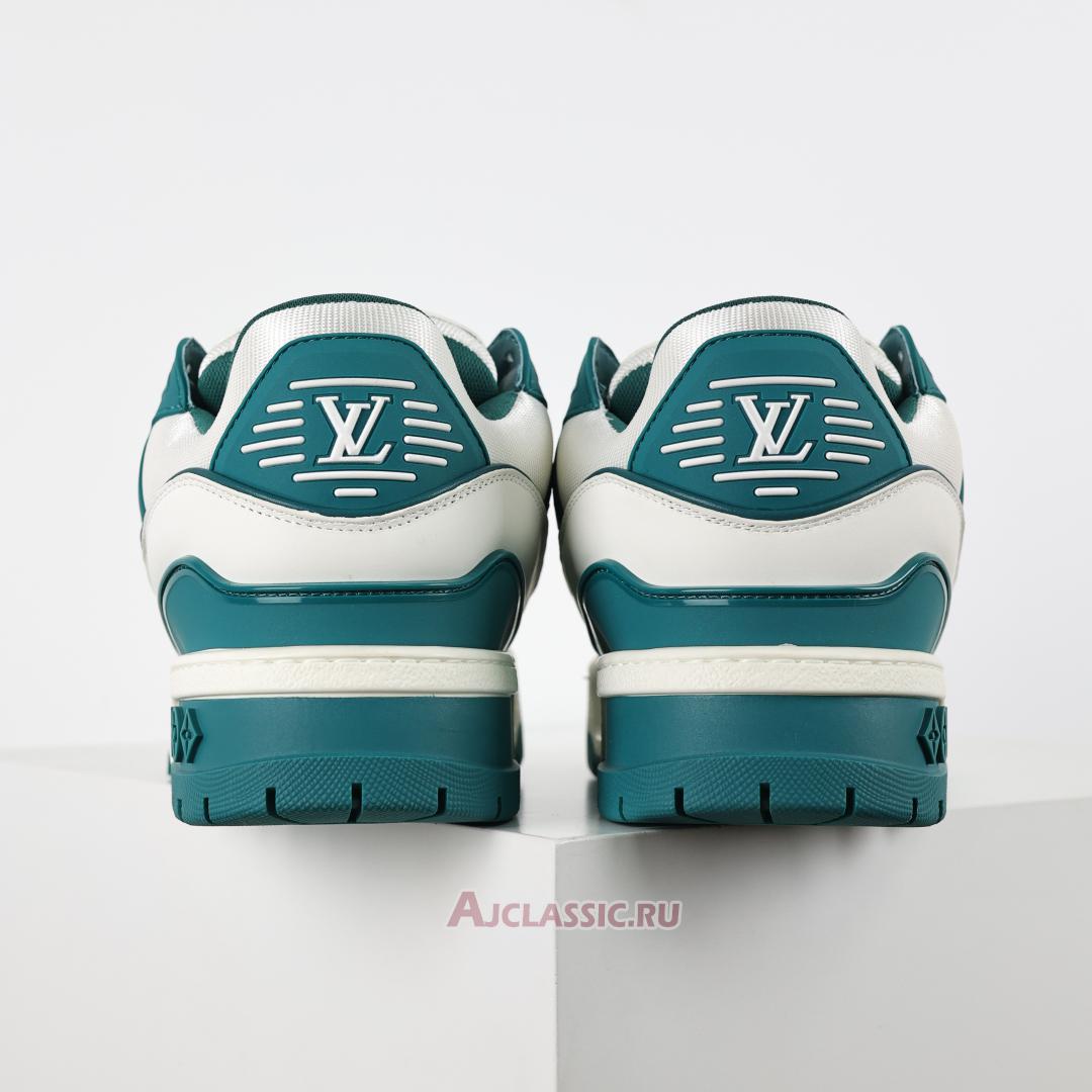 New Louis Vuitton LV Trainer Maxi Sneaker "White Green" 1ACI0M Shoes