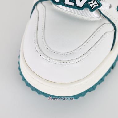 Buy Louis Vuitton LV Trainer Maxi Sneaker White Green Green 1ACI0M Quality Reps Replicas Shoes