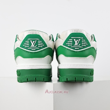 Buy Louis Vuitton LV Trainer Maxi Sneaker Green White Green 1AB8SC Quality Reps Replicas Shoes