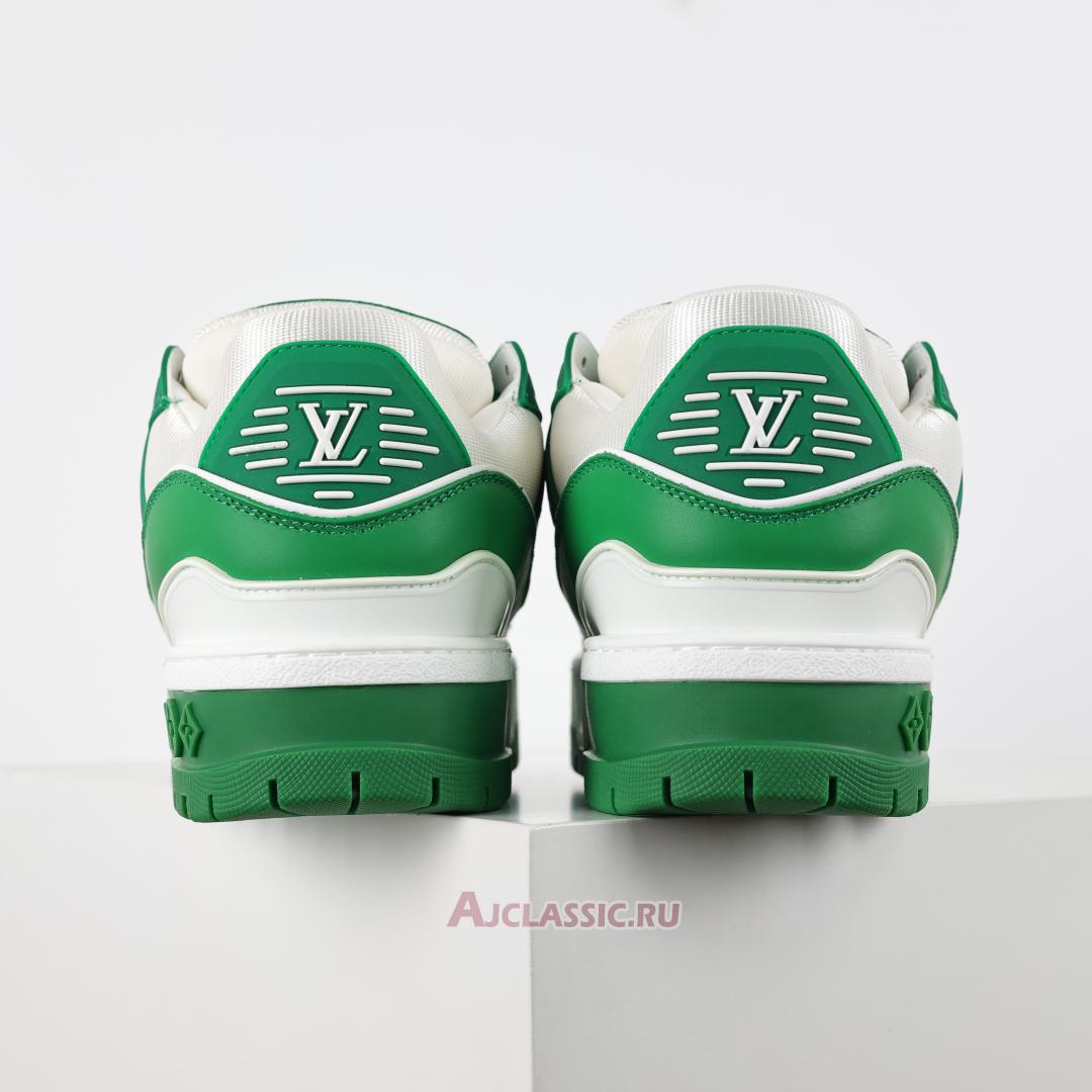 New Louis Vuitton LV Trainer Maxi Sneaker "Green White" 1AB8SC Shoes
