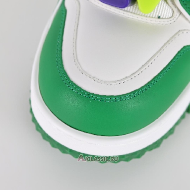 Buy Louis Vuitton LV Trainer Maxi Sneaker Green White Green 1AB8SC Quality Reps Replicas Shoes
