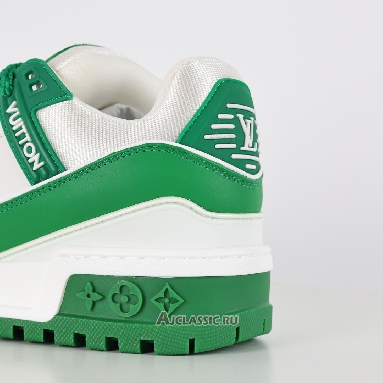 Buy Louis Vuitton LV Trainer Maxi Sneaker Green White Green 1AB8SC Quality Reps Replicas Shoes