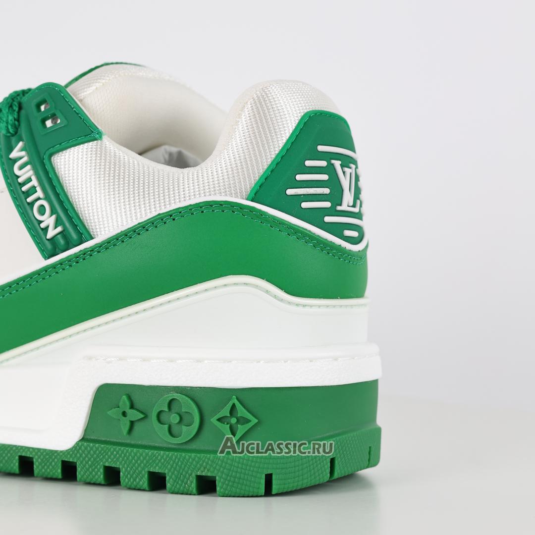 New Louis Vuitton LV Trainer Maxi Sneaker "Green White" 1AB8SC Shoes