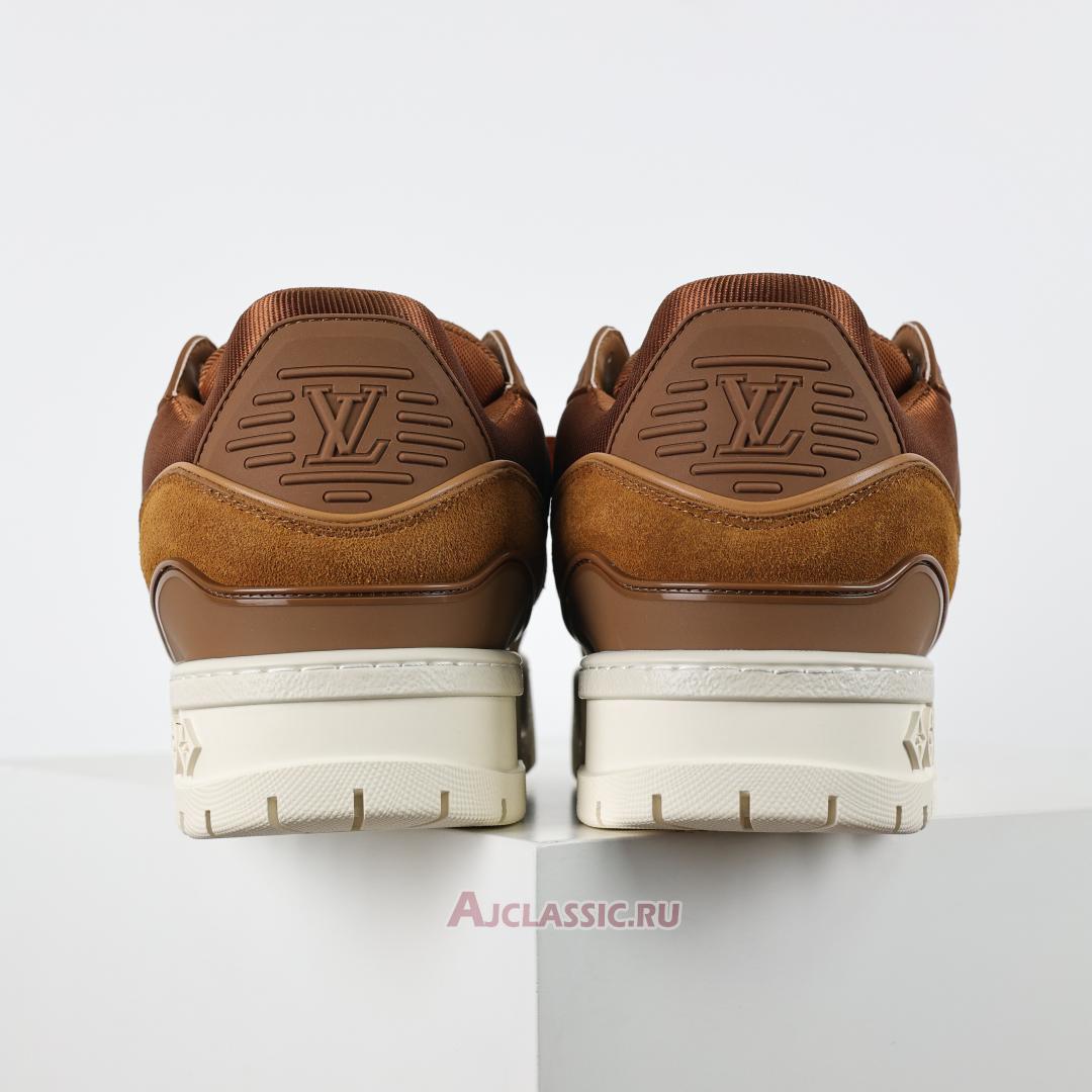 New Louis Vuitton LV Trainer Maxi Sneaker "Beige Brown Suede" 1AD7CJ-2 Shoes