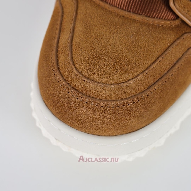 Buy Louis Vuitton LV Trainer Maxi Sneaker Beige Brown Suede Brown 1AD7CJ-2 Quality Reps Replicas Shoes