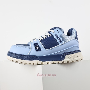 Buy Louis Vuitton LV Trainer Maxi Sneaker Blue Colour-Blocked Blue 1ADH4Y Quality Reps Replicas Shoes