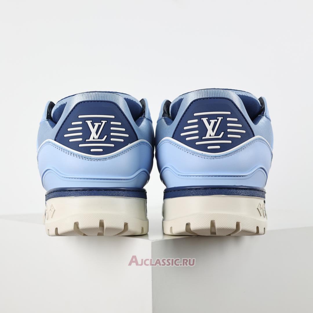New Louis Vuitton LV Trainer Maxi Sneaker "Blue Colour-Blocked" 1ADH4Y Shoes