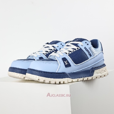 Buy Louis Vuitton LV Trainer Maxi Sneaker Blue Colour-Blocked Blue 1ADH4Y Quality Reps Replicas Shoes