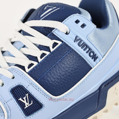Buy Louis Vuitton LV Trainer Maxi Sneaker Blue Colour-Blocked Blue 1ADH4Y Quality Reps Replicas Shoes