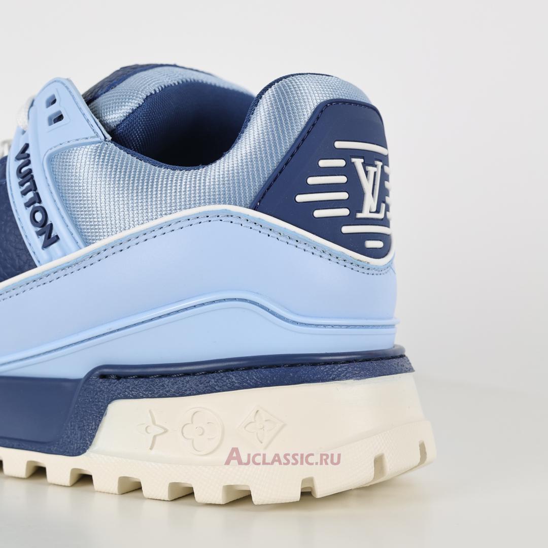 New Louis Vuitton LV Trainer Maxi Sneaker "Blue Colour-Blocked" 1ADH4Y Shoes